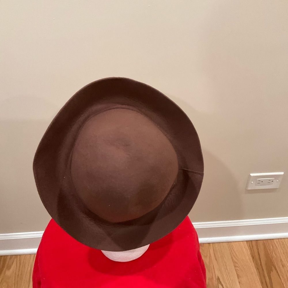 Collect 18 Wool Bucket Hat color Rust - Picture 4 of 10
